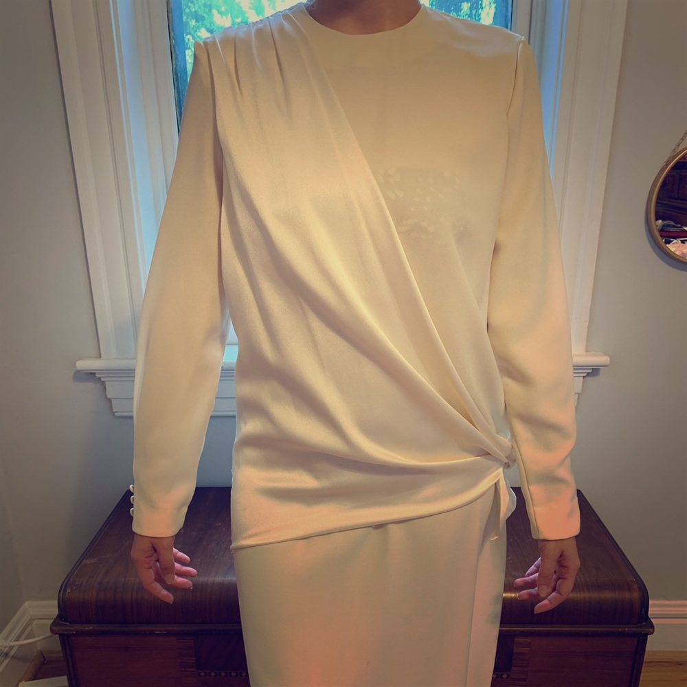 Polyester Drop Waist Dress